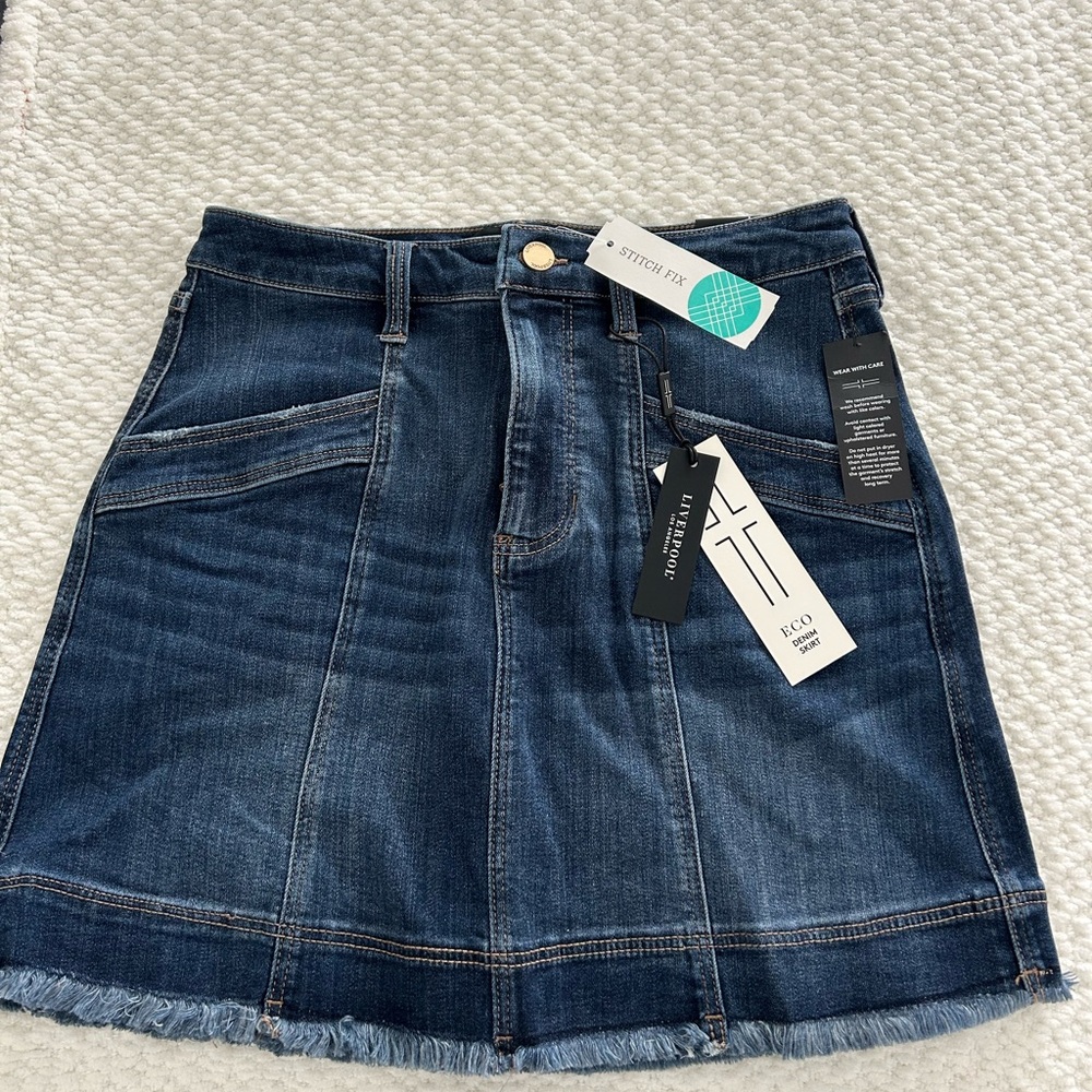 Women's Blue Denim Skirt